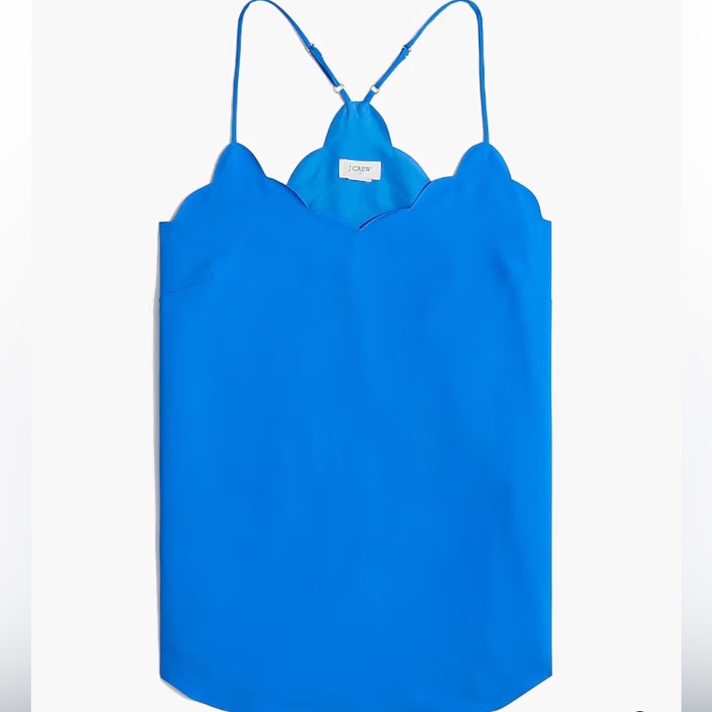 NWT J Crew Scalloped Cami